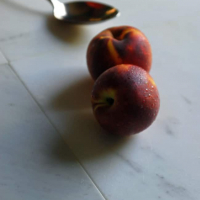 Simple Vegan Peach Crisp (+ Blog Anniversary!)