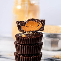Popped Amaranth Peanut Butter Cups