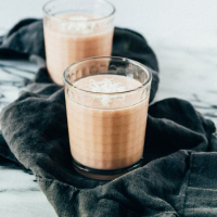 Coconut and Roasted Rhubarb Smoothie