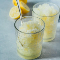 Boozy Lemon Lime Granita