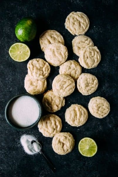 Vegan Lime Sugar Cookies