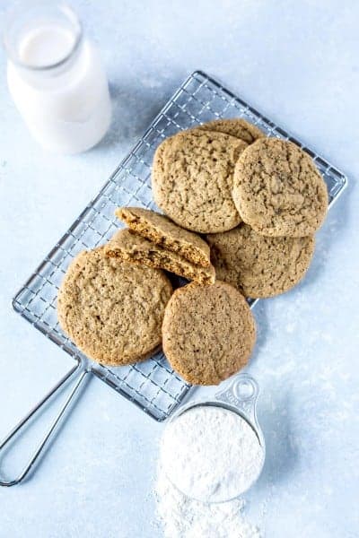 Soft Vegan Ginger Cookies