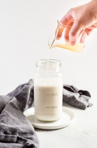 How to Make Vegan Buttermilk